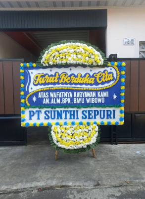 Papan Bunga Duka di Mangkarap