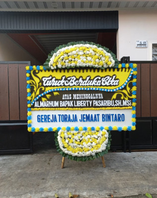 Papan Bunga Duka di Mangkarap